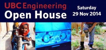 UBC Engineering Open House: learn how engineers save the world